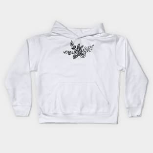 Flower wreath Kids Hoodie